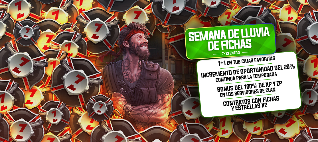 ¡La semana de Lluvia de Fichas ha comenzado!