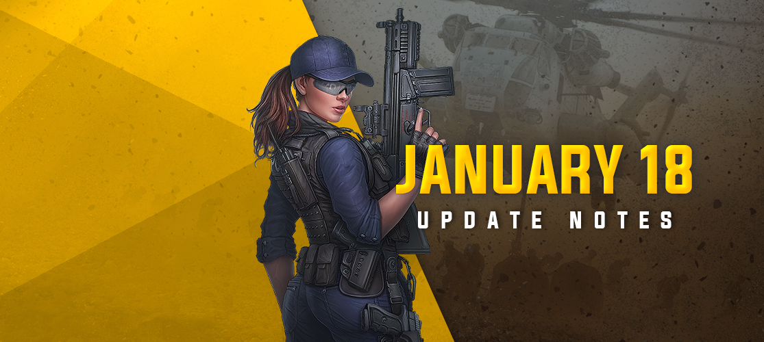January 18th Patch Notes