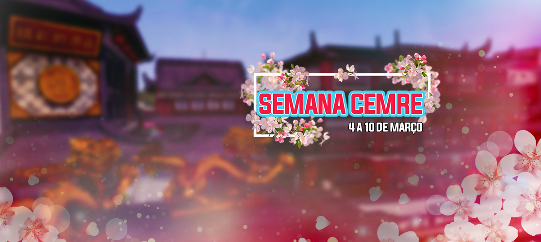 Começa a semana Cemre!