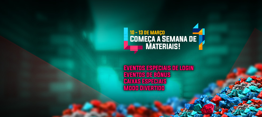 Começa a Semana de Materiais!