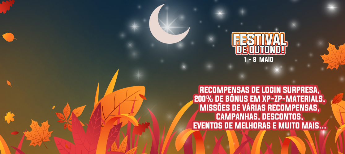 Começa o Festival de Outono!