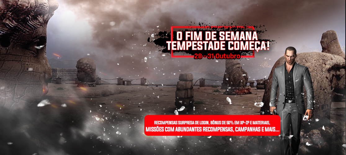 Fim de semana de tempestade começa!