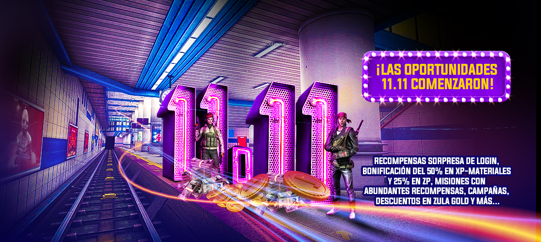 ¡Las Oportunidades 11.11 Comenzaron en Zula!