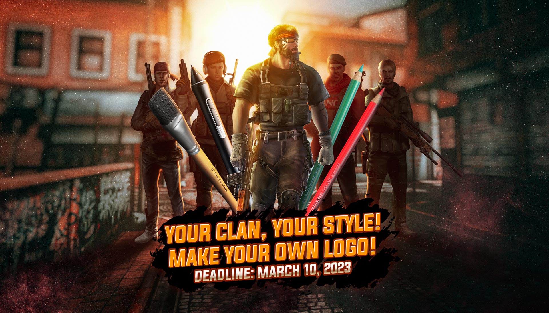 Make Your Own Clan Logo Yourself Period Has Started!