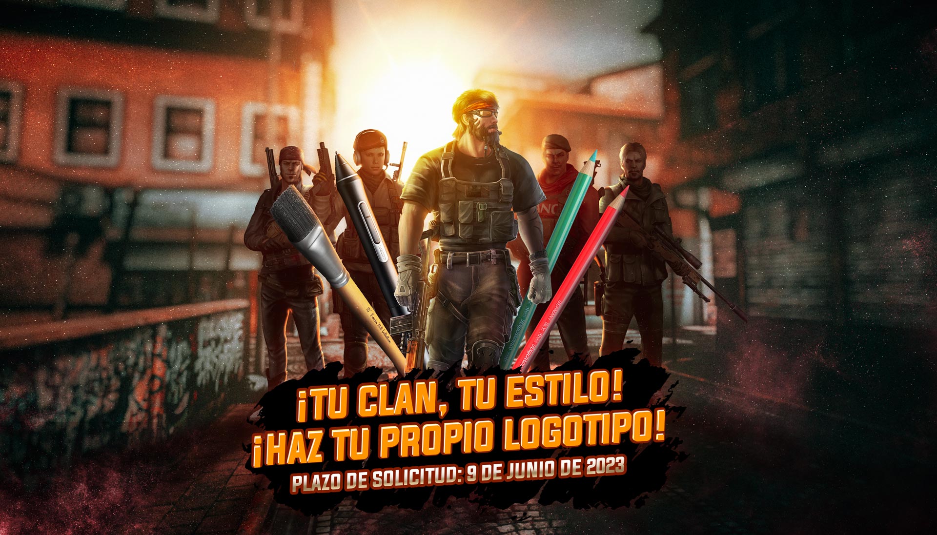 Haz tu propio logotipo de clan ¡Ha comenzado el período!