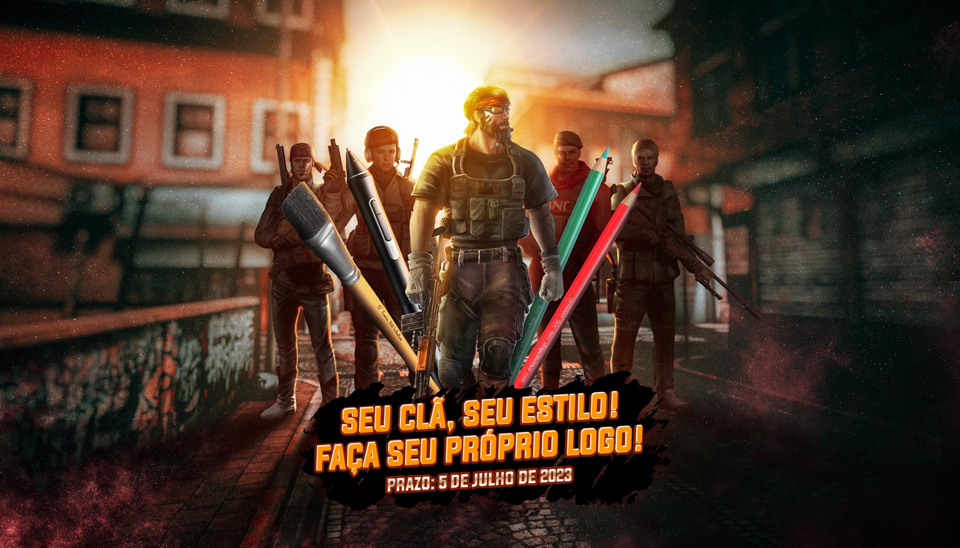 ​​​​​​​Começou o período de criação do logótipo do seu próprio clã!