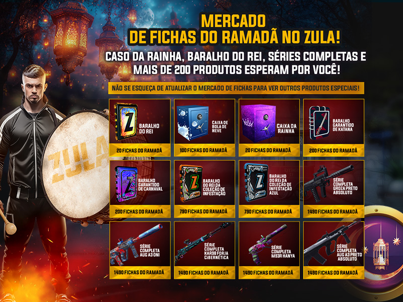 Mercado de Tokens de Ramadã no Zula!